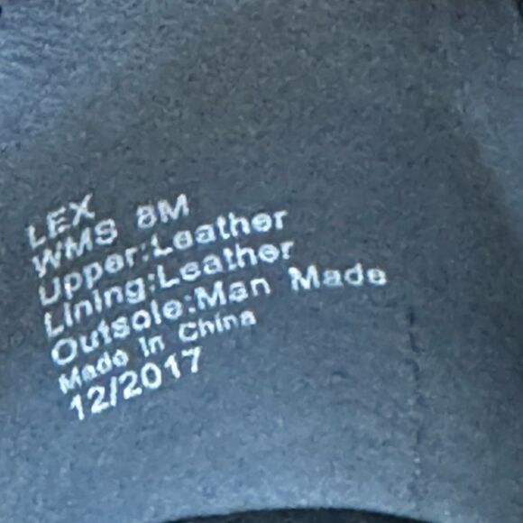 🖤 Kenneth Cole “Lex” Leather Heeled Sandals – Size 8M - Picture 6 of 9